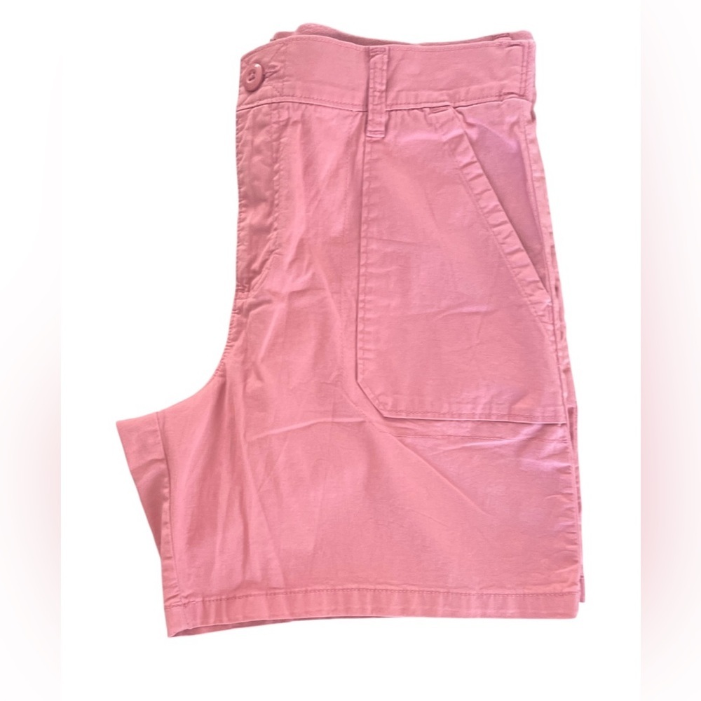 LEE - Women's Mid Rise Cargo Shorts - Dusty Pink